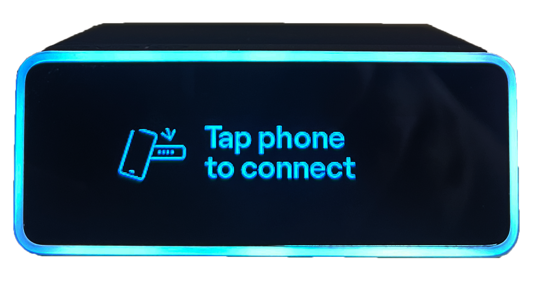 A keelo device with the Tap phone to connect message.
